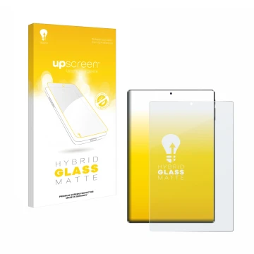 Parte frontale di una confezione del prodotto con il logo del marchio upscreen. Accanto è raffigurato il dispositivo Simplori 