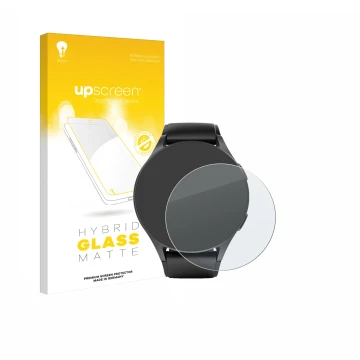 Parte frontale di una confezione del prodotto con il logo del marchio upscreen. Accanto è raffigurato il dispositivo Hama 8900