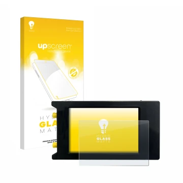 Parte frontale di una confezione del prodotto con il logo del marchio upscreen. Accanto è raffigurato il dispositivo LiteVNA 6