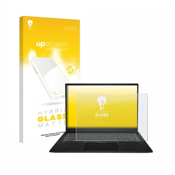 Parte frontale di una confezione del prodotto con il logo del marchio upscreen. Accanto è raffigurato il dispositivo MSI Summi