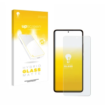 Parte frontale di una confezione del prodotto con il logo del marchio upscreen. Accanto è raffigurato il dispositivo HMD Pulse