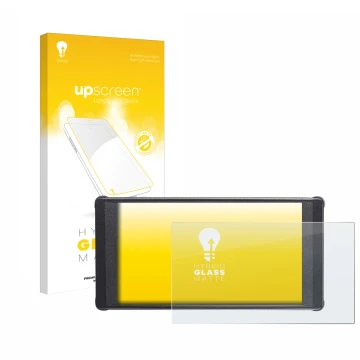 Parte frontale di una confezione del prodotto con il logo del marchio upscreen. Accanto è raffigurato il dispositivo Portkeys 