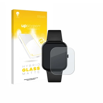 Parte frontale di una confezione del prodotto con il logo del marchio upscreen. Accanto è raffigurato il dispositivo Reflex Ac