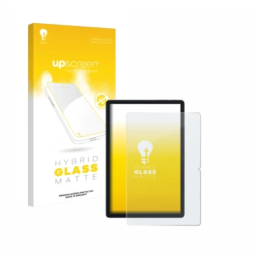 Parte frontale di una confezione del prodotto con il logo del marchio upscreen. Accanto è raffigurato il dispositivo Blackview