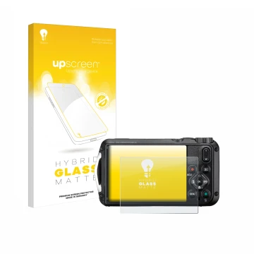 Parte frontale di una confezione del prodotto con il logo del marchio upscreen. Accanto è raffigurato il dispositivo Ricoh Pen