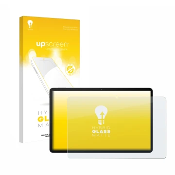 Parte frontale di una confezione del prodotto con il logo del marchio upscreen. Accanto è raffigurato il dispositivo Huawei Ma