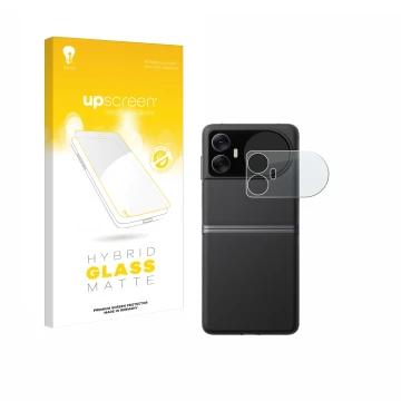 Parte frontale di una confezione del prodotto con il logo del marchio upscreen. Accanto è raffigurato il dispositivo Blackview