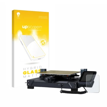 Parte frontale di una confezione del prodotto con il logo del marchio upscreen. Accanto è raffigurato il dispositivo Elegoo Ne