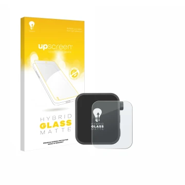 Parte frontale di una confezione del prodotto con il logo del marchio upscreen. Accanto è raffigurato il dispositivo Godox X3 