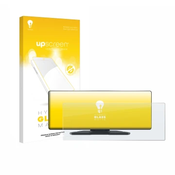 Parte frontale di una confezione del prodotto con il logo del marchio upscreen. Accanto è raffigurato il dispositivo Carpuride