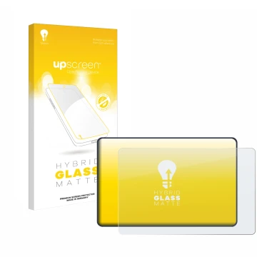 Parte frontale di una confezione del prodotto con il logo del marchio upscreen. Accanto è raffigurato il dispositivo Bigtreete