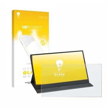 Parte frontale di una confezione del prodotto con il logo del marchio upscreen. Accanto è raffigurato il dispositivo Yodoit PT