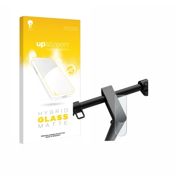 Parte frontale di una confezione del prodotto con il logo del marchio upscreen. Accanto è raffigurato il dispositivo Navee S65