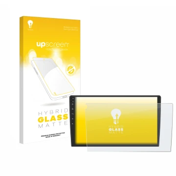 Parte frontale di una confezione del prodotto con il logo del marchio upscreen. Accanto è raffigurato il dispositivo Eonon ua1