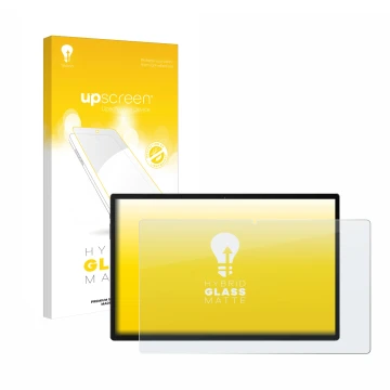 Parte frontale di una confezione del prodotto con il logo del marchio upscreen. Accanto è raffigurato il dispositivo Meswao ME