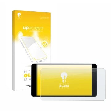 Parte frontale di una confezione del prodotto con il logo del marchio upscreen. Accanto è raffigurato il dispositivo Zontes 35