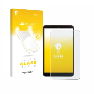 Parte frontale di una confezione del prodotto con il logo del marchio upscreen. Accanto è raffigurato il dispositivo Nokia T10