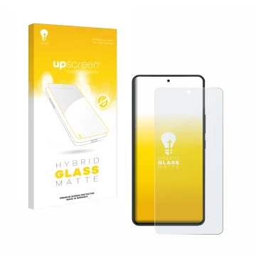 Parte frontale di una confezione del prodotto con il logo del marchio upscreen. Accanto è raffigurato il dispositivo ASUS ROG 