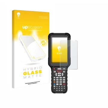 Parte frontale di una confezione del prodotto con il logo del marchio upscreen. Accanto è raffigurato il dispositivo Honeywell