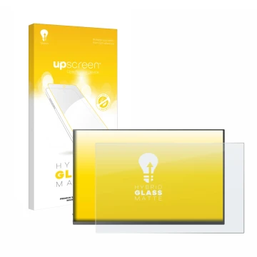 Parte frontale di una confezione del prodotto con il logo del marchio upscreen. Accanto è raffigurato il dispositivo Uperfect 