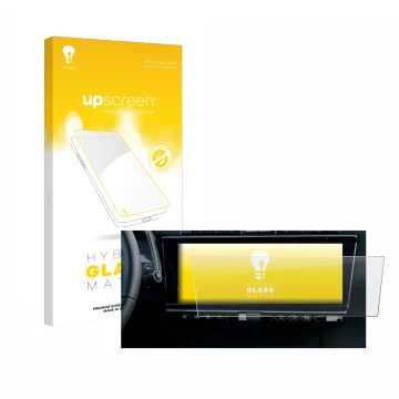 Parte frontale di una confezione del prodotto con il logo del marchio upscreen. Accanto è raffigurato il dispositivo DS 7 Face