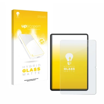 Parte frontale di una confezione del prodotto con il logo del marchio upscreen. Accanto è raffigurato il dispositivo Redmagic 