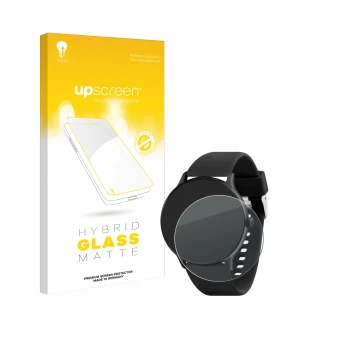 Parte frontale di una confezione del prodotto con il logo del marchio upscreen. Accanto è raffigurato il dispositivo Reflex Ac