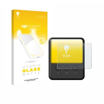 Parte frontale di una confezione del prodotto con il logo del marchio upscreen. Accanto è raffigurato il dispositivo ISDT 608P