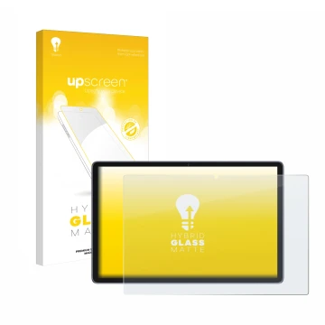 Parte frontale di una confezione del prodotto con il logo del marchio upscreen. Accanto è raffigurato il dispositivo Juedur R9