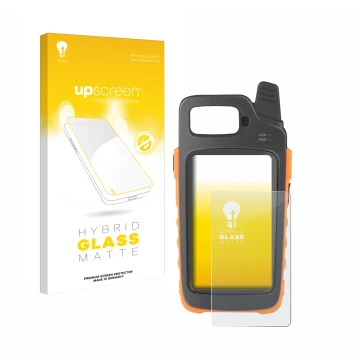 Parte frontale di una confezione del prodotto con il logo del marchio upscreen. Accanto è raffigurato il dispositivo Xhorse Ke