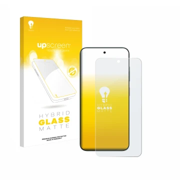 Parte frontale di una confezione del prodotto con il logo del marchio upscreen. Accanto è raffigurato il dispositivo ZTE Blade