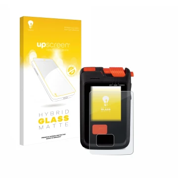 Parte frontale di una confezione del prodotto con il logo del marchio upscreen. Accanto è raffigurato il dispositivo Mammut Ba