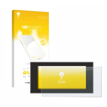 Parte frontale di una confezione del prodotto con il logo del marchio upscreen. Accanto è raffigurato il dispositivo Audi A4 A