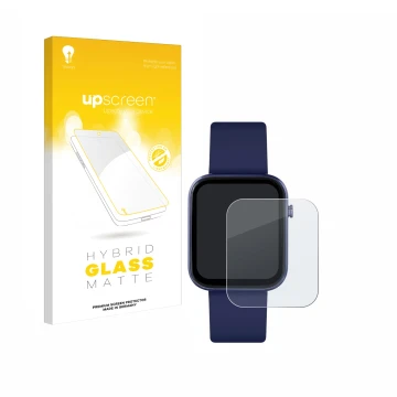 Parte frontale di una confezione del prodotto con il logo del marchio upscreen. Accanto è raffigurato il dispositivo Reflex Ac