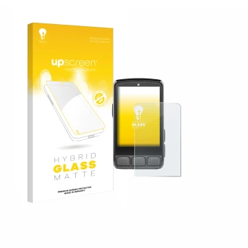 Parte frontale di una confezione del prodotto con il logo del marchio upscreen. Accanto è raffigurato il dispositivo Wahoo Ele