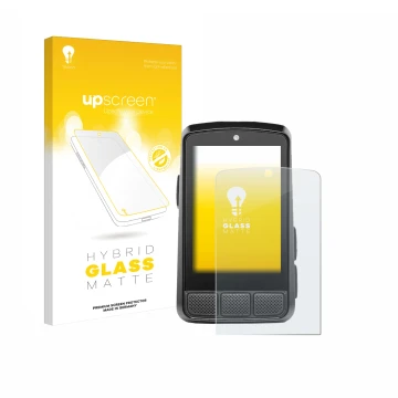 Parte frontale di una confezione del prodotto con il logo del marchio upscreen. Accanto è raffigurato il dispositivo Wahoo Ele