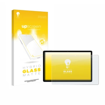 Parte frontale di una confezione del prodotto con il logo del marchio upscreen. Accanto è raffigurato il dispositivo Blackview