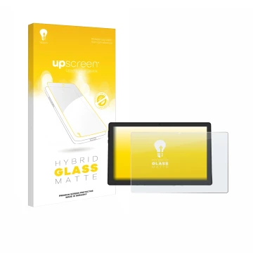 Parte frontale di una confezione del prodotto con il logo del marchio upscreen. Accanto è raffigurato il dispositivo Whitedeer