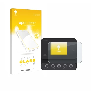 Parte frontale di una confezione del prodotto con il logo del marchio upscreen. Accanto è raffigurato il dispositivo ISDT K2Zi