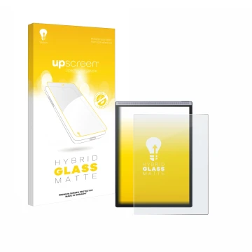 Parte frontale di una confezione del prodotto con il logo del marchio upscreen. Accanto è raffigurato il dispositivo iflytek A