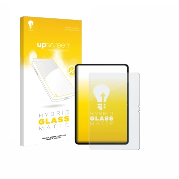 Parte frontale di una confezione del prodotto con il logo del marchio upscreen. Accanto è raffigurato il dispositivo Blackview