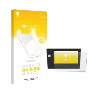 Parte frontale di una confezione del prodotto con il logo del marchio upscreen. Accanto è raffigurato il dispositivo Volkswage