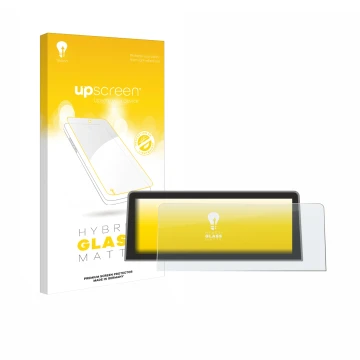 Parte frontale di una confezione del prodotto con il logo del marchio upscreen. Accanto è raffigurato il dispositivo Roadtop B