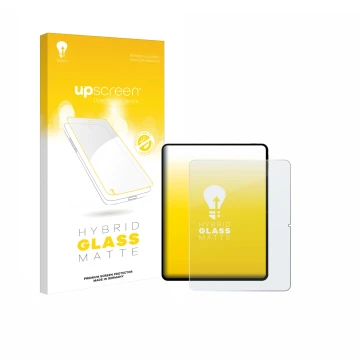 Parte frontale di una confezione del prodotto con il logo del marchio upscreen. Accanto è raffigurato il dispositivo Teclast A