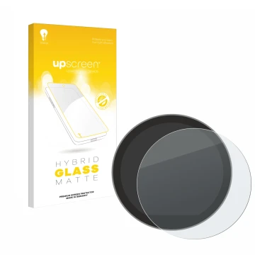 Parte frontale di una confezione del prodotto con il logo del marchio upscreen. Accanto è raffigurato il dispositivo Mini Coop