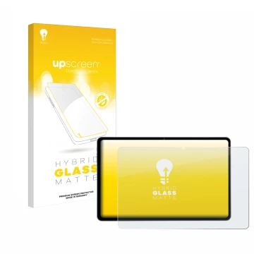 Parte frontale di una confezione del prodotto con il logo del marchio upscreen. Accanto è raffigurato il dispositivo Acepad HI