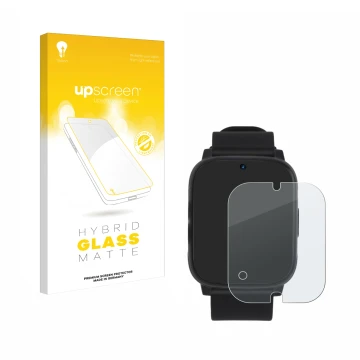 Parte frontale di una confezione del prodotto con il logo del marchio upscreen. Accanto è raffigurato il dispositivo NikuTRAX 