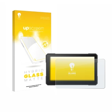 Parte frontale di una confezione del prodotto con il logo del marchio upscreen. Accanto è raffigurato il dispositivo Interphon