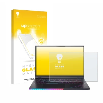 Parte frontale di una confezione del prodotto con il logo del marchio upscreen. Accanto è raffigurato il dispositivo Acer Pred