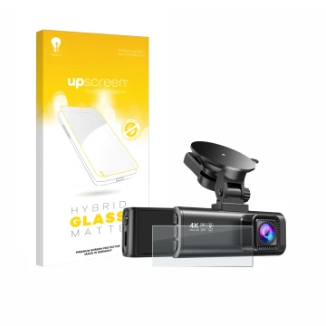 Parte frontale di una confezione del prodotto con il logo del marchio upscreen. Accanto è raffigurato il dispositivo Redtiger 